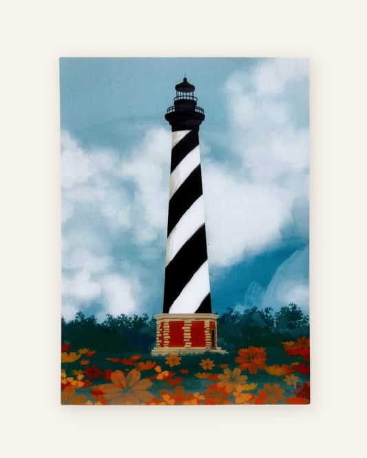 Cape Hatteras Lighthouse Print - 5x7 Coastal North Carolina Wall Art