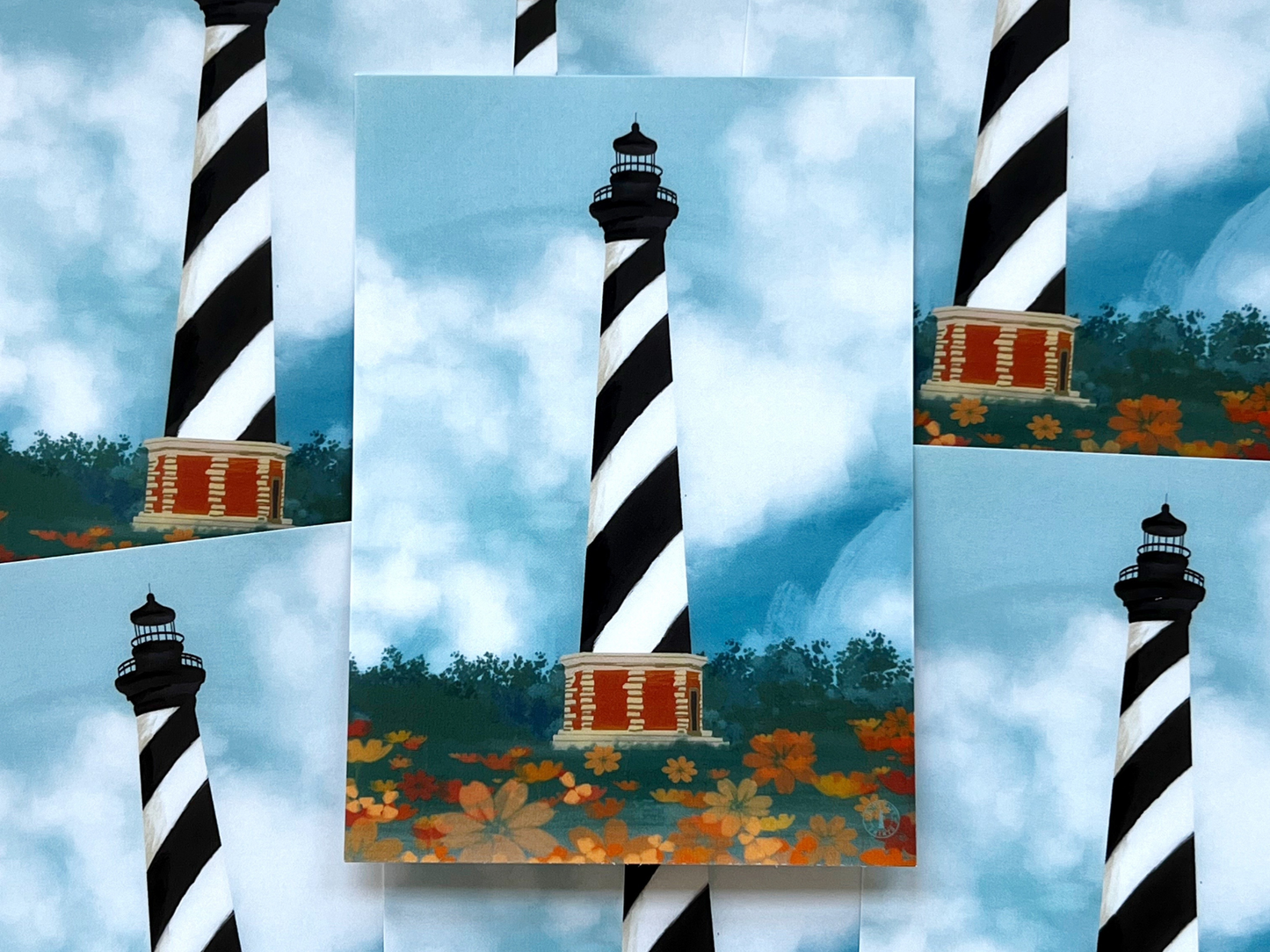 Cape Hatteras Lighthouse Print - 5x7 Coastal North Carolina Wall Art