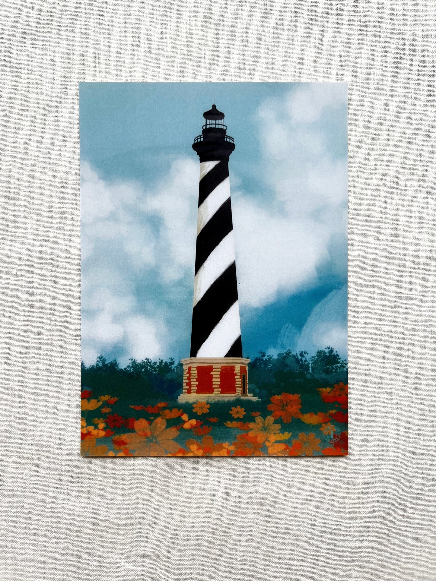 Cape Hatteras Lighthouse Print - 5x7 Coastal North Carolina Wall Art